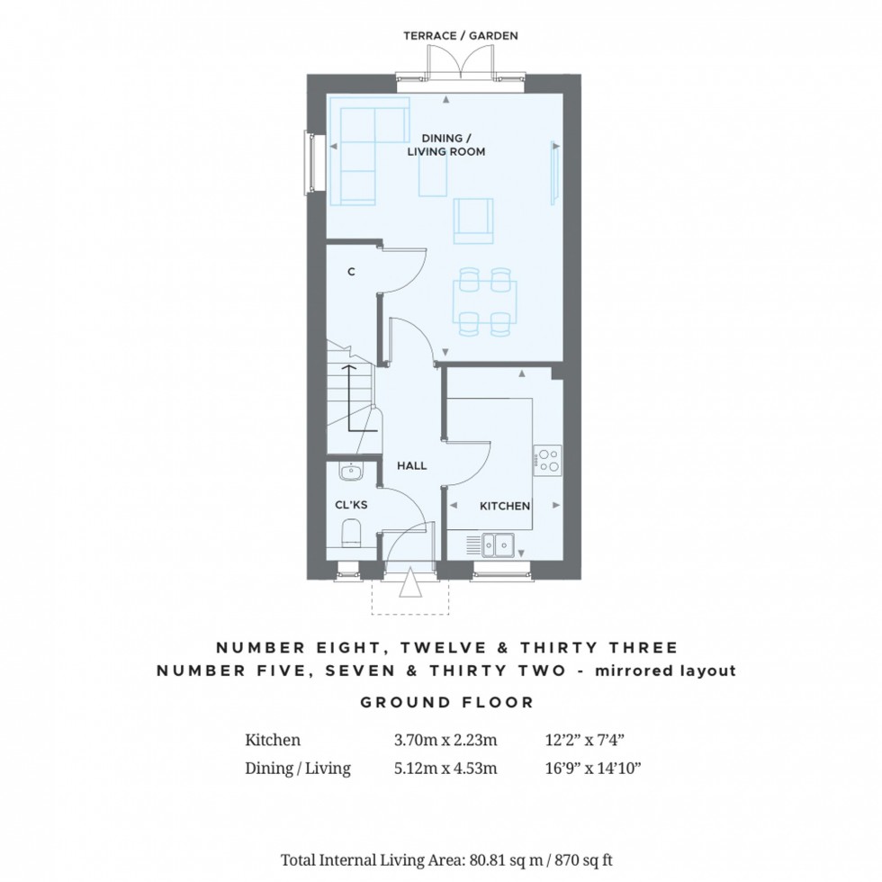 Floorplan for Kiln Wood Lane, Wivelsfield Green, RH17