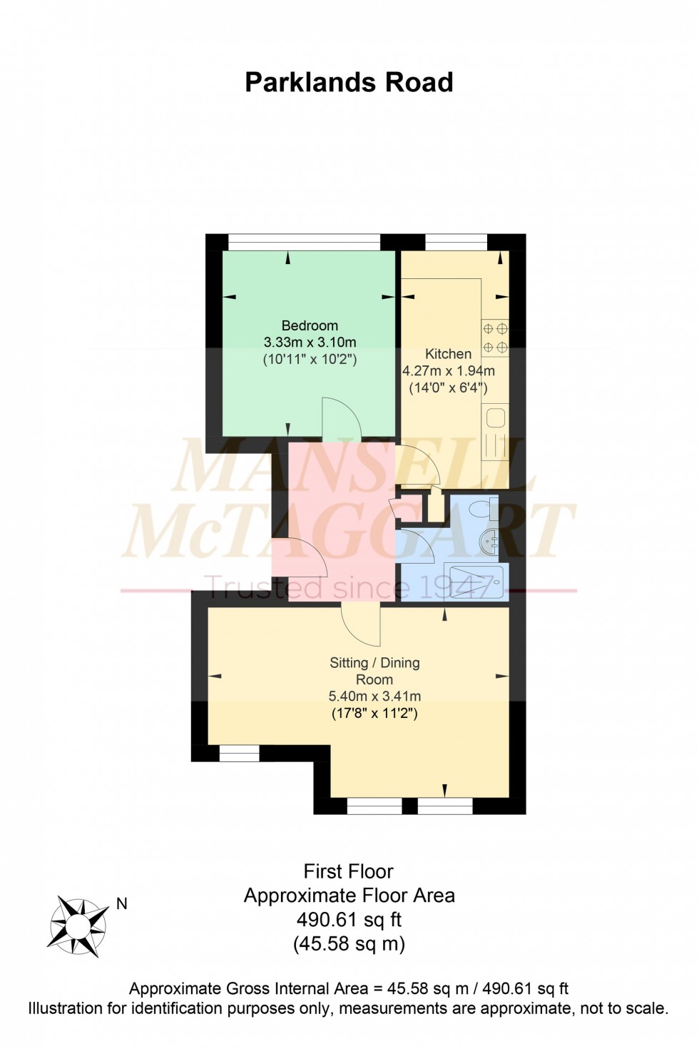 Floorplan for Parklands Road, Hassocks, BN6