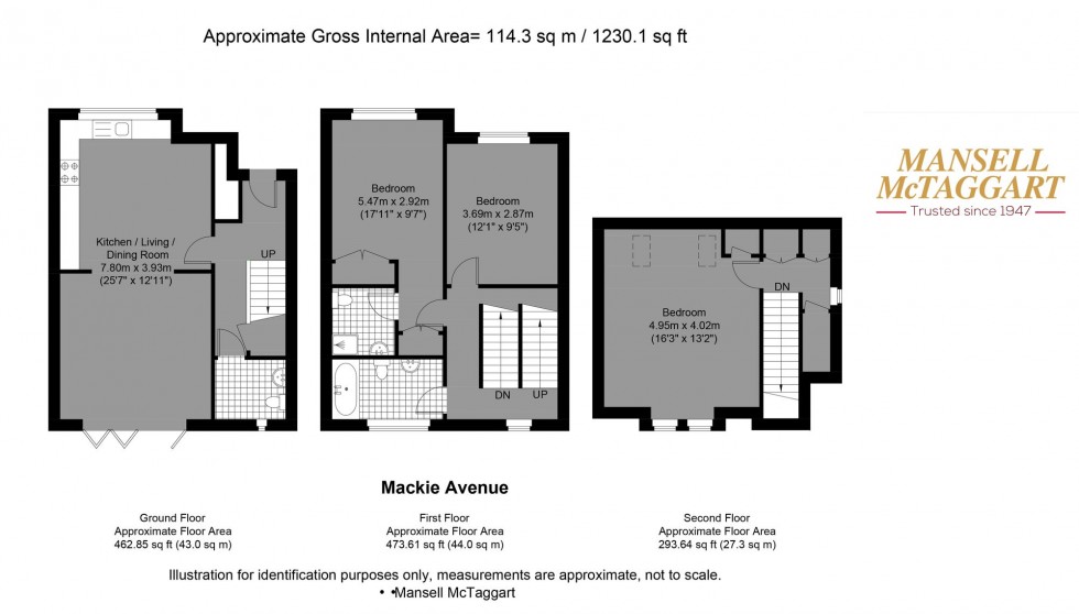 Floorplan for Mackie Avenue, Brighton, BN1