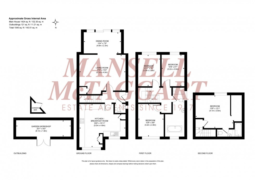 Floorplan for Longhurst, Burgess Hill, RH15