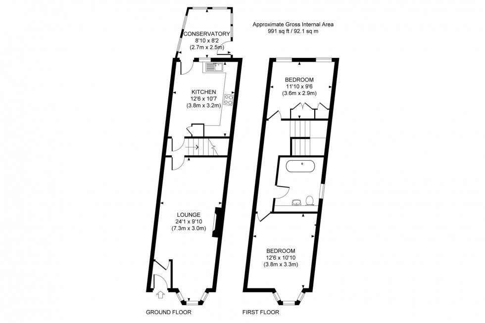 Floorplan for Church Hill, Brighton, BN1