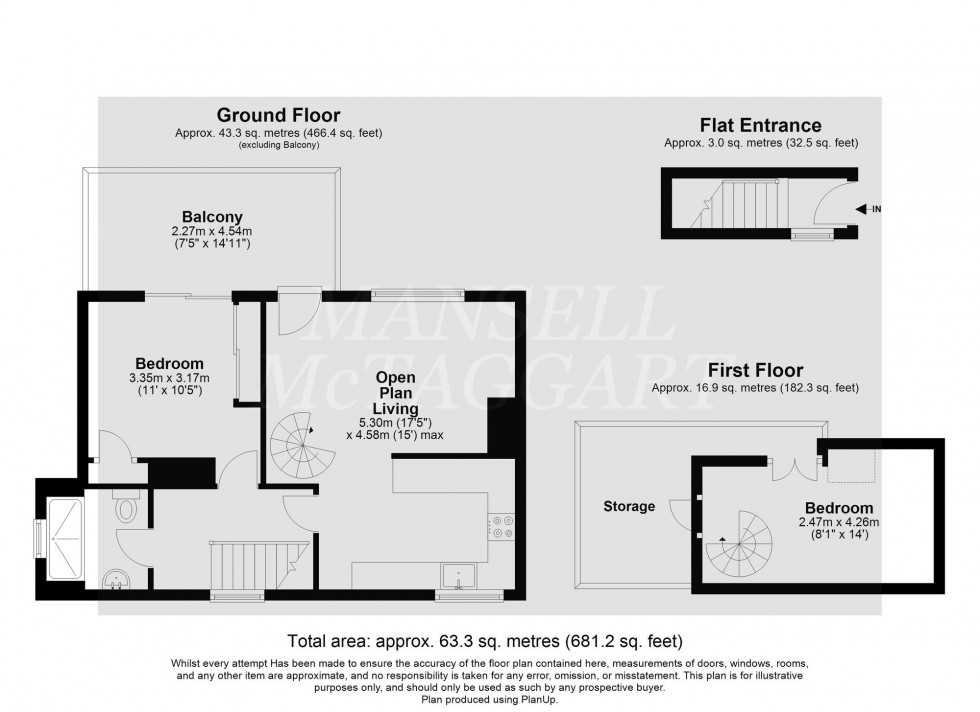 Floorplan for Sandy Lane, Crawley Down, RH10