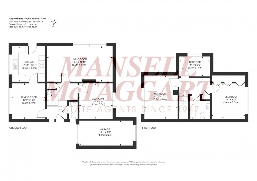 Floorplan for Meeds Road, Burgess Hill, RH15