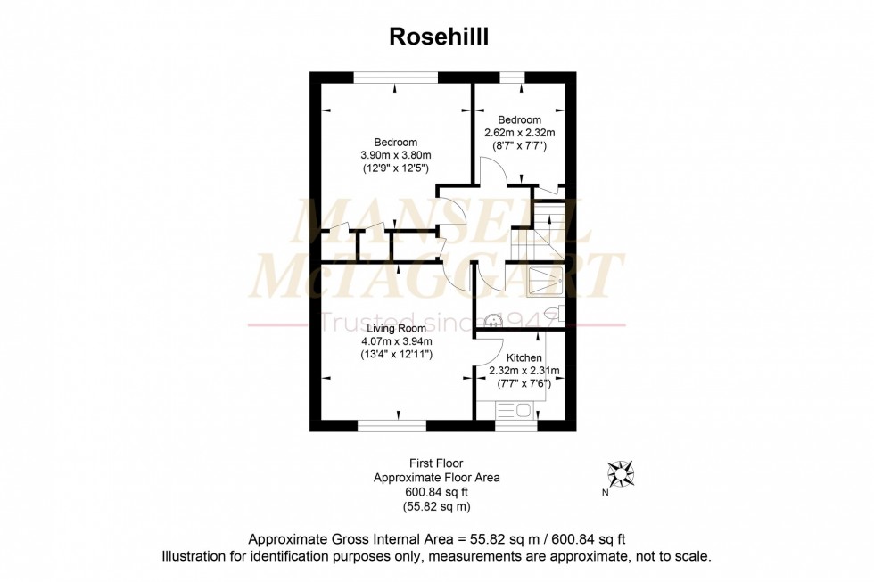 Floorplan for Rosehill, Billingshurst, RH14