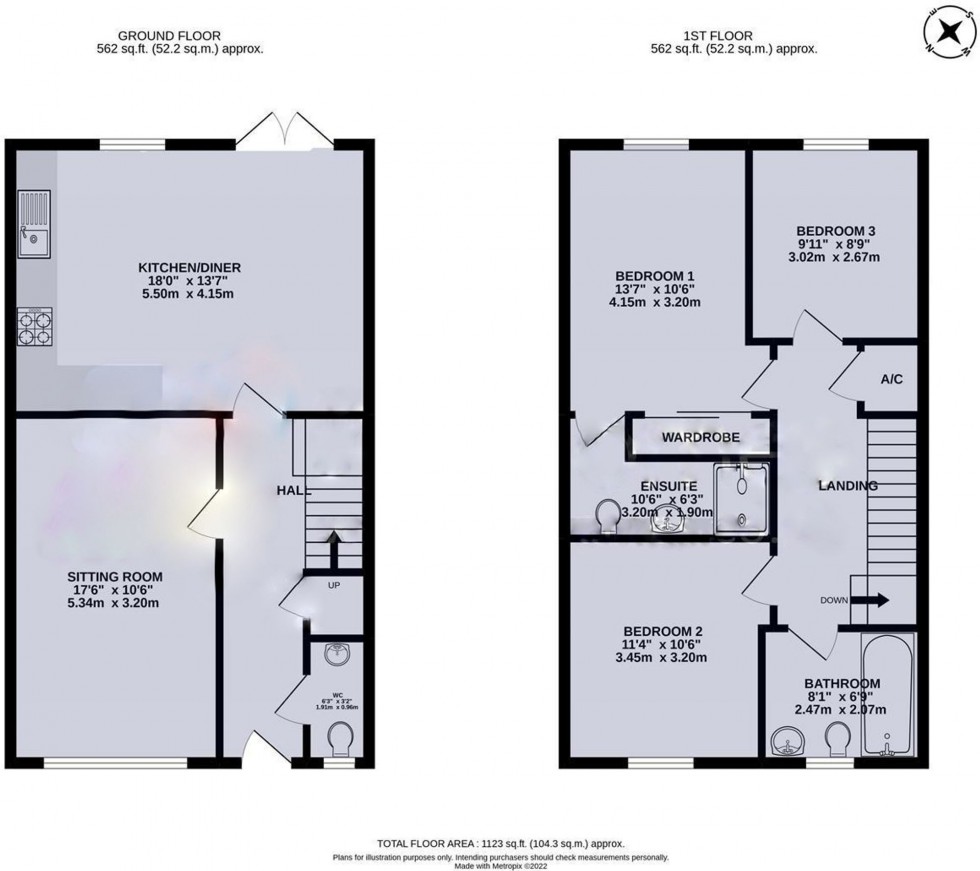 Floorplan for Swallow Rise, Scaynes Hill, RH17