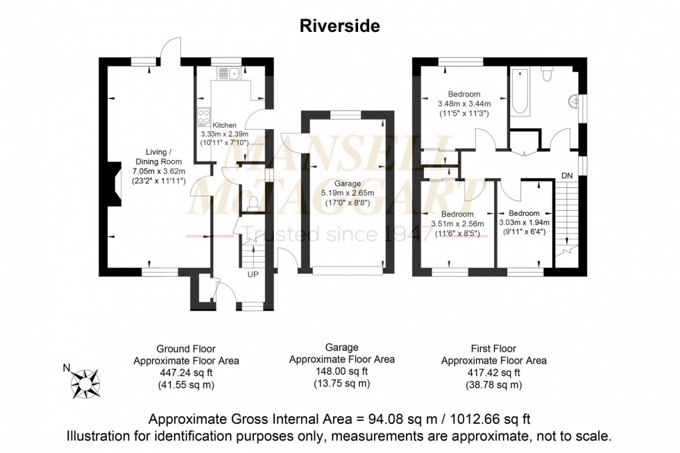 Floorplan for Riverside, Storrington, RH20