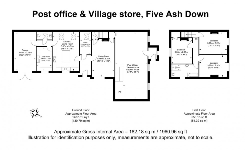 Floorplan for Five Ash Down, Uckfield, TN22