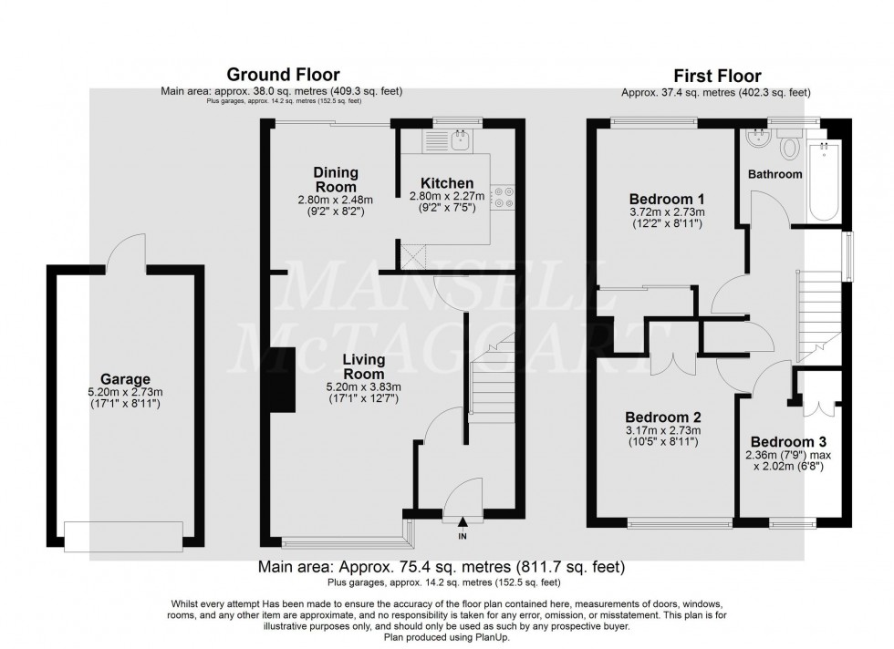 Floorplan for Rowan Walk, Crawley Down, RH10