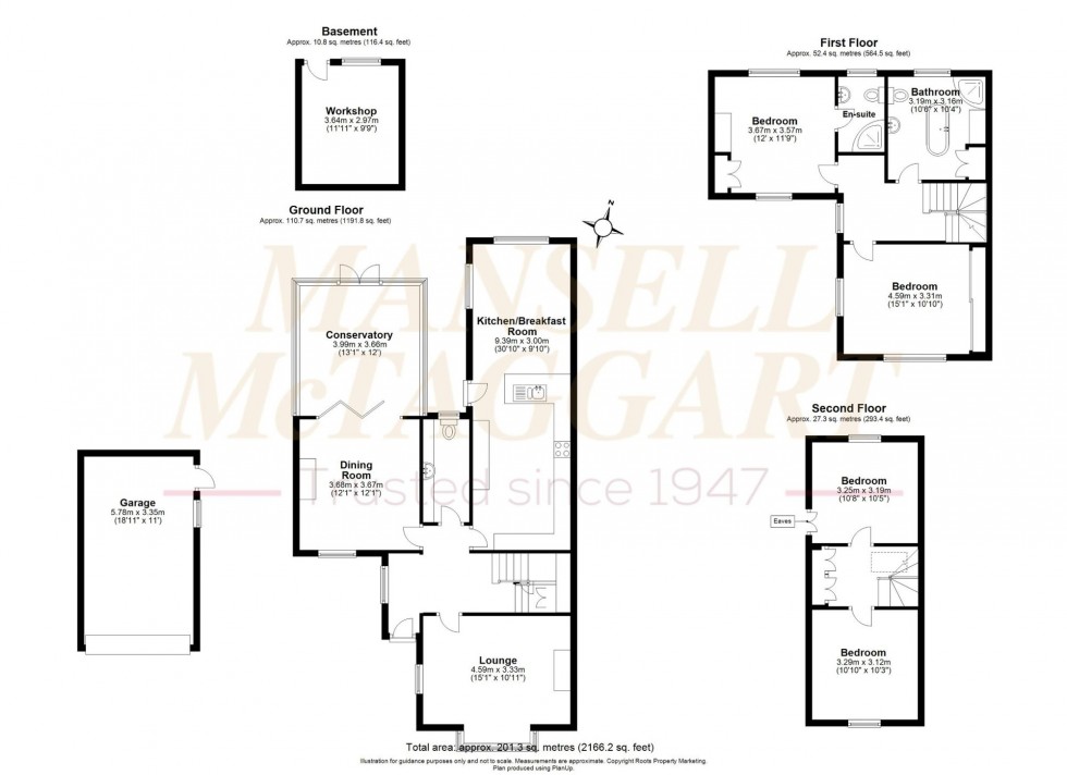 Floorplan for Woodbine Lane, Newick, BN8