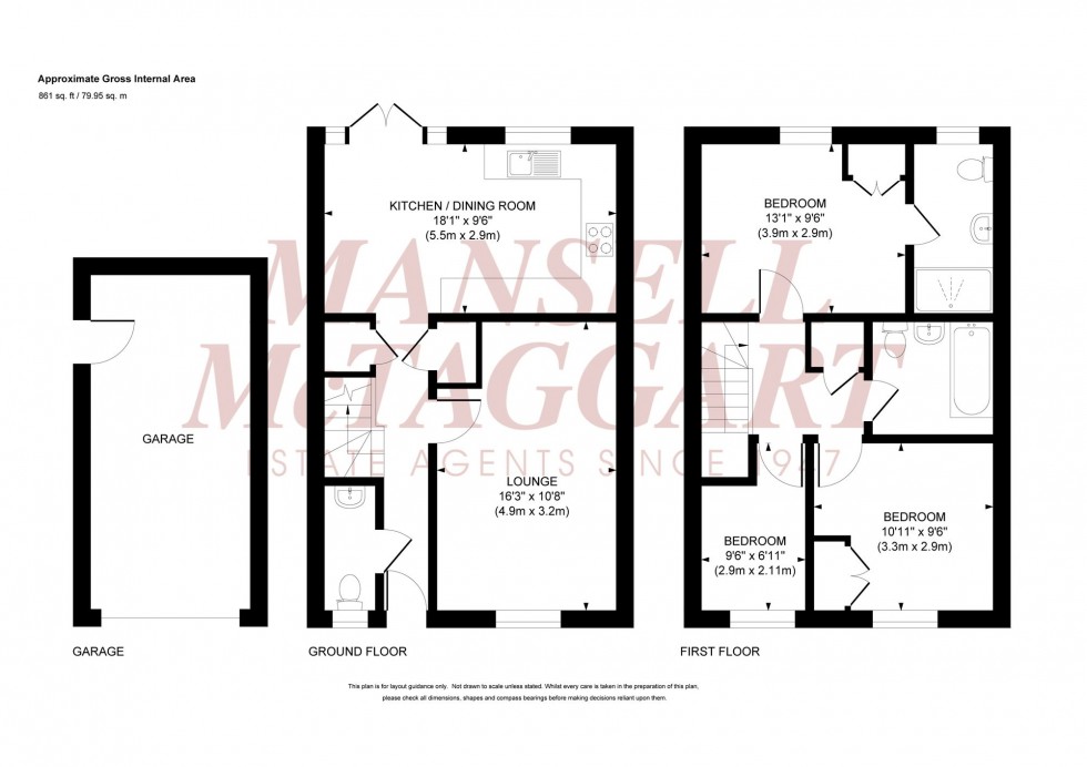 Floorplan for Edwin Street, Burgess Hill, RH15