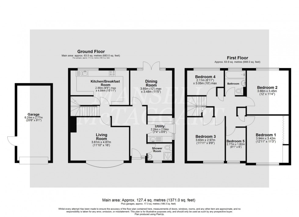 Floorplan for Coltash Road, Crawley, RH10