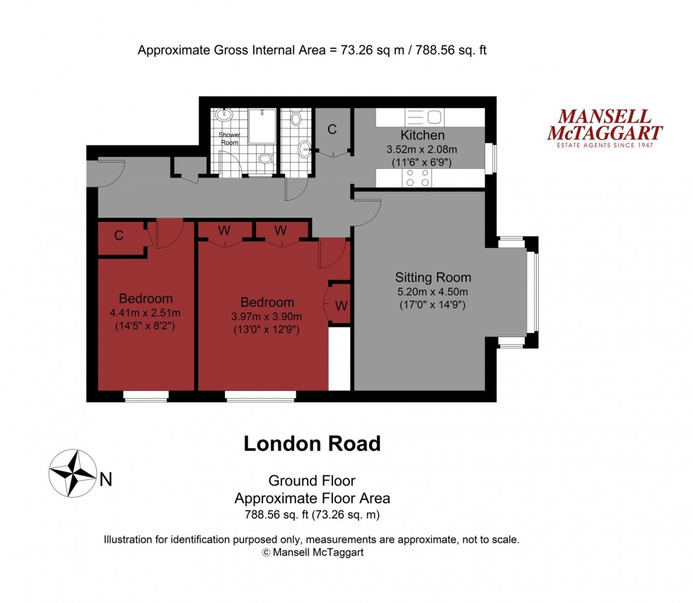 Floorplan for London Road, Brighton, BN1