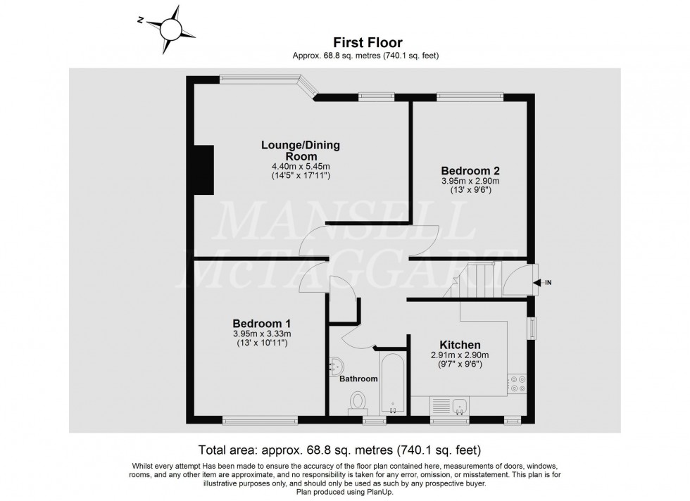 Floorplan for Meadowcroft Close, Horley, RH6