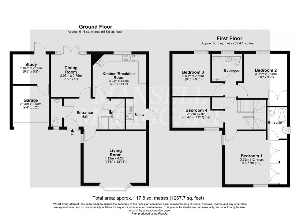 Floorplan for Adelphi Close, Maidenbower, RH10