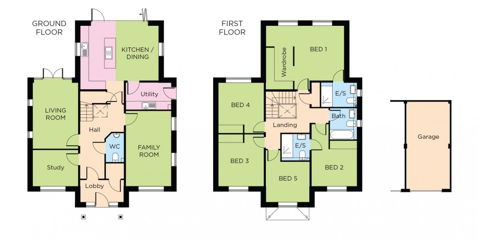Floorplan for Wheelwrights Place, Turners Hill Road, RH10