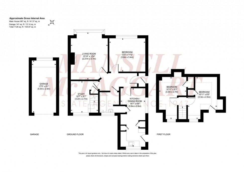 Floorplan for Potters Lane, Burgess Hill, RH15