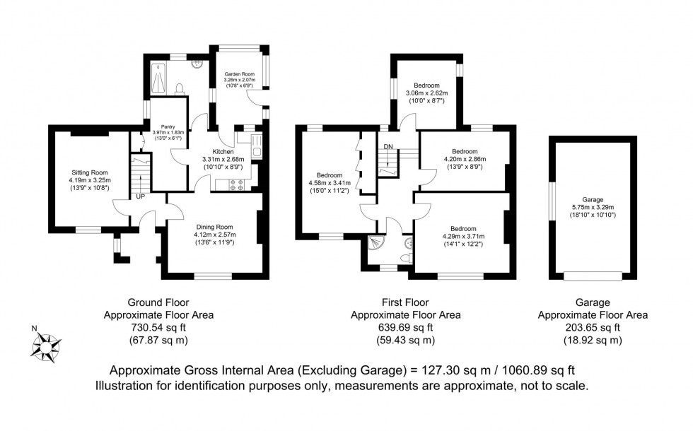 Floorplan for Corseley Road, Groombridge, TN3