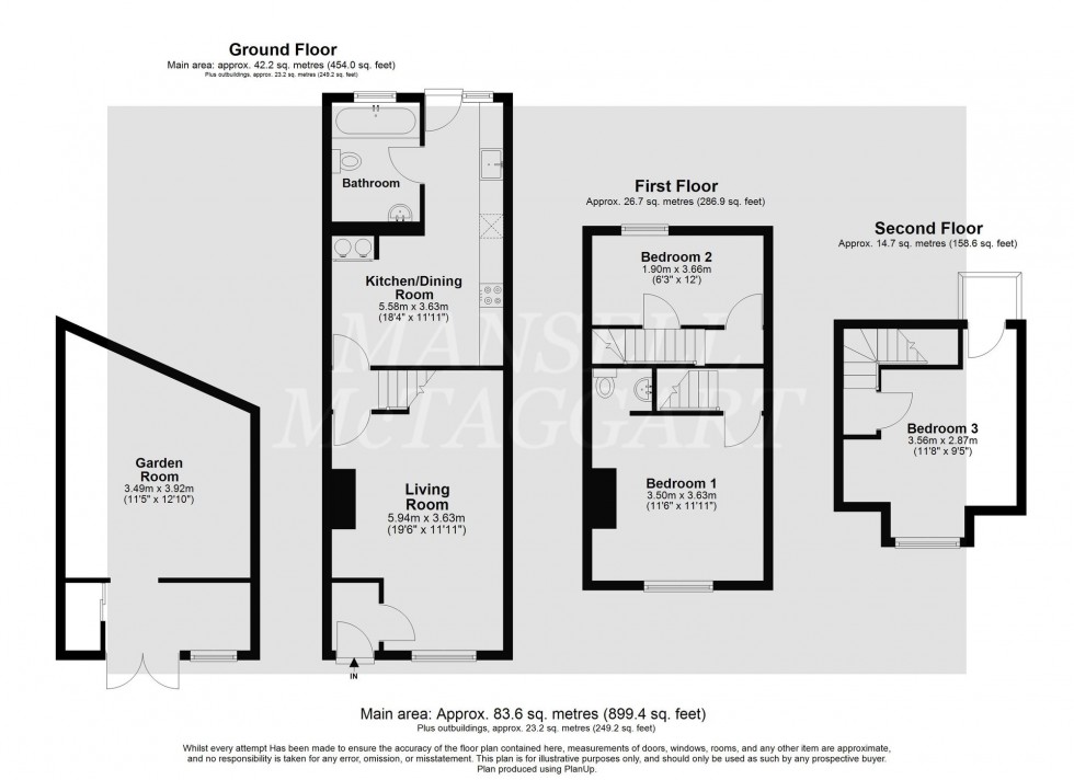 Floorplan for New Road, Smallfield, RH6