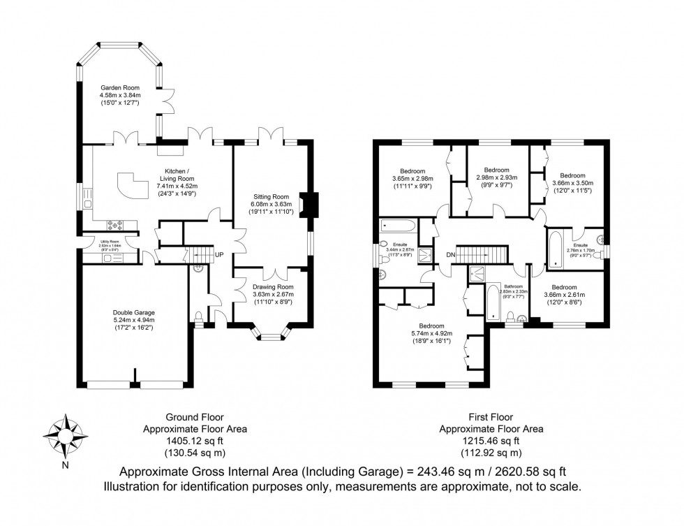 Floorplan for Norlington Court, Ringmer, BN8