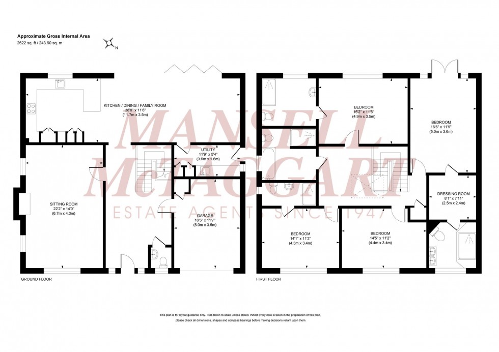 Floorplan for Appletree Close, Burgess Hill, RH15