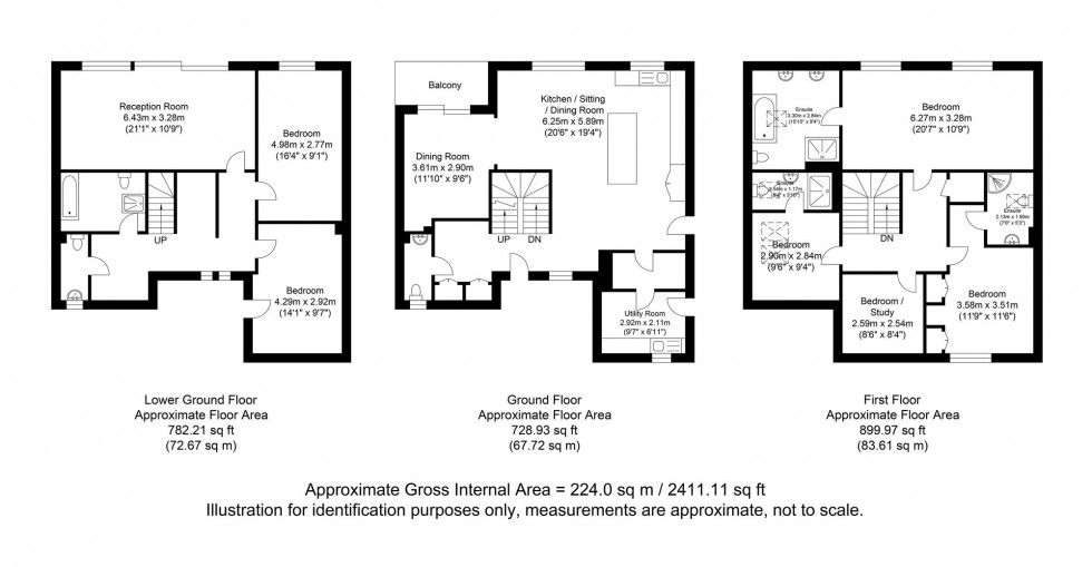 Floorplan for Craigmore Hall, Crowborough Hill, TN6