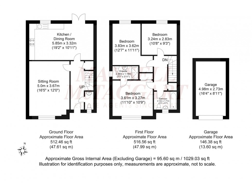 Floorplan for Flint Street, Faygate, RH12