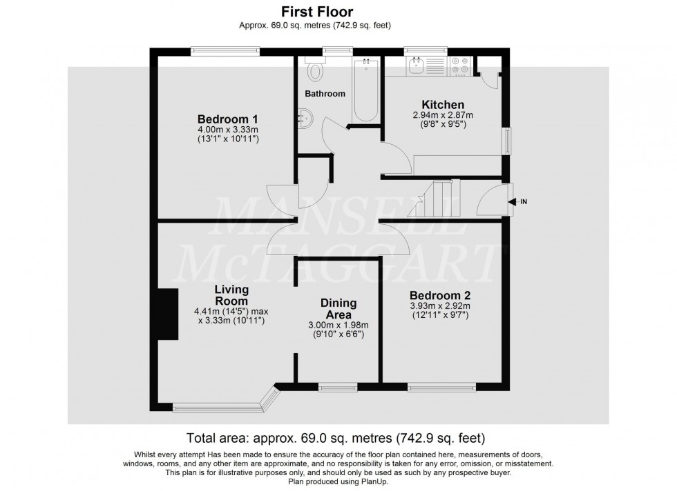 Floorplan for Halsford Park Road, East Grinstead, RH19