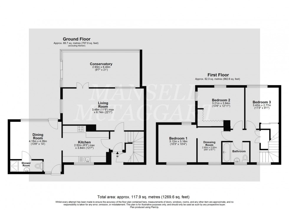 Floorplan for Clive Way, Crawley, RH10