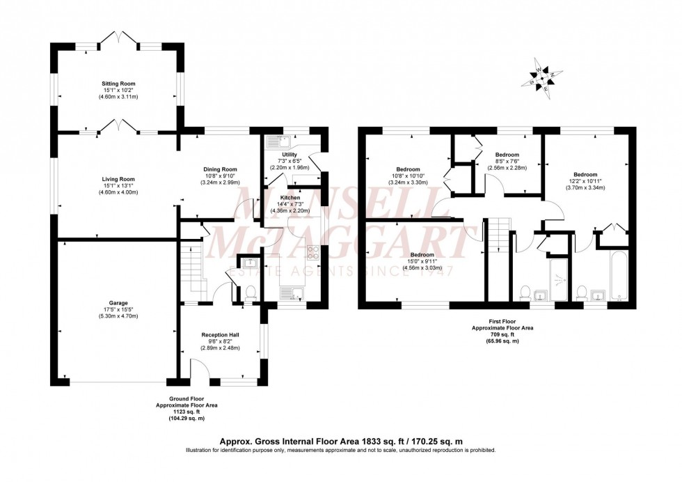 Floorplan for Winkhurst Way, Burgess Hill, RH15