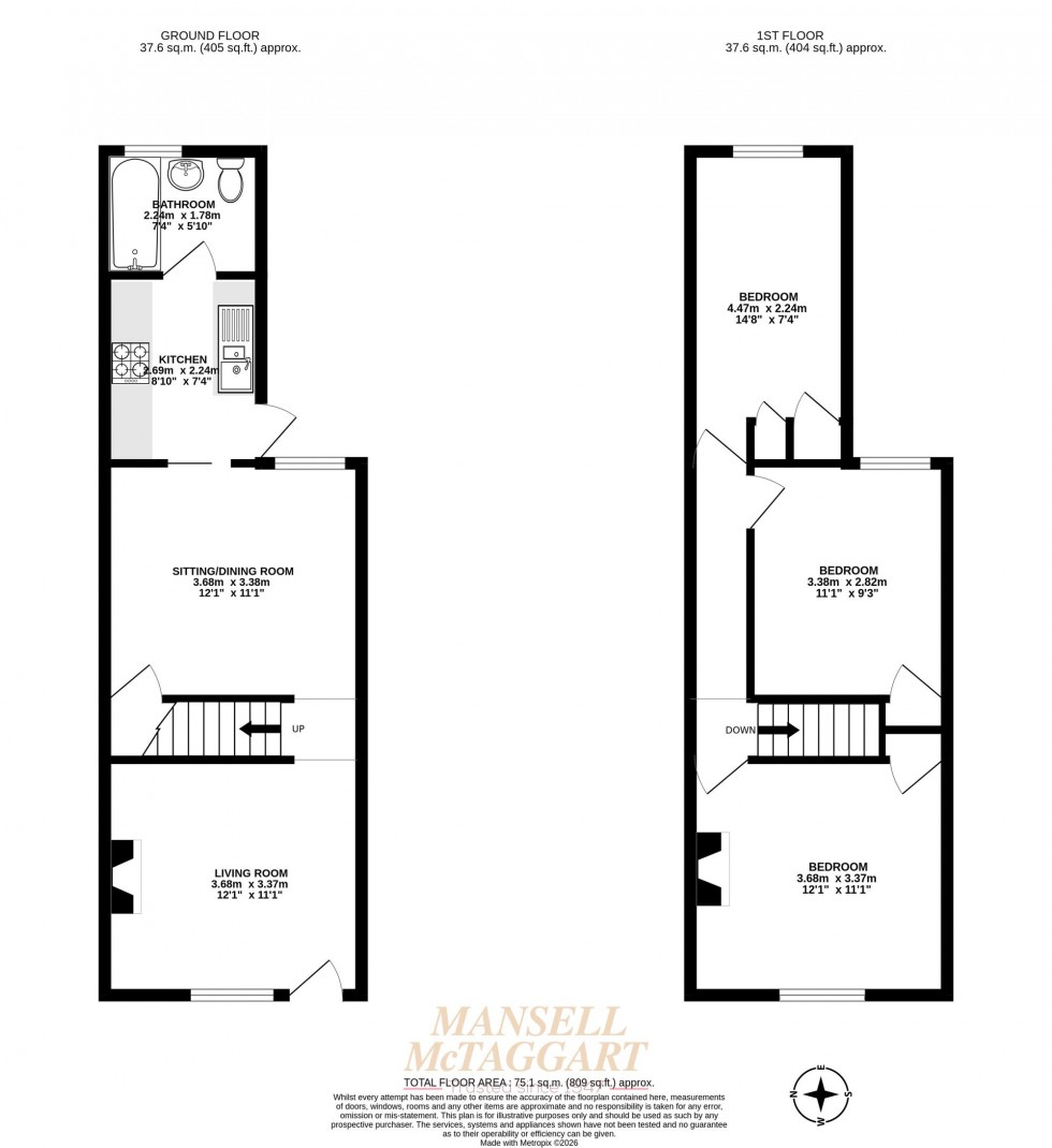 Floorplan for Lagham Road, South Godstone, RH9