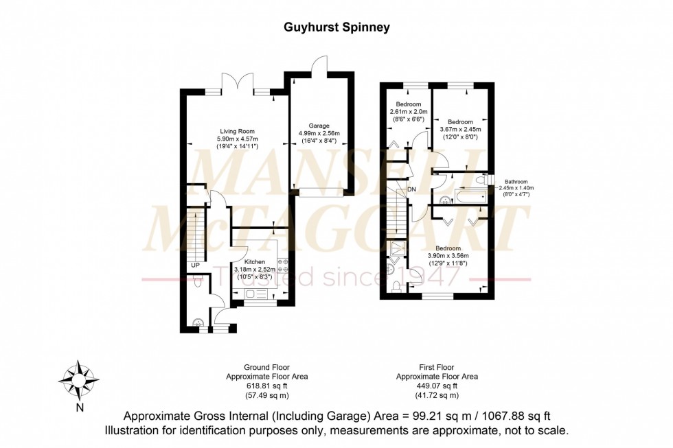 Floorplan for Guyhurst Spinney, Thakeham, RH20