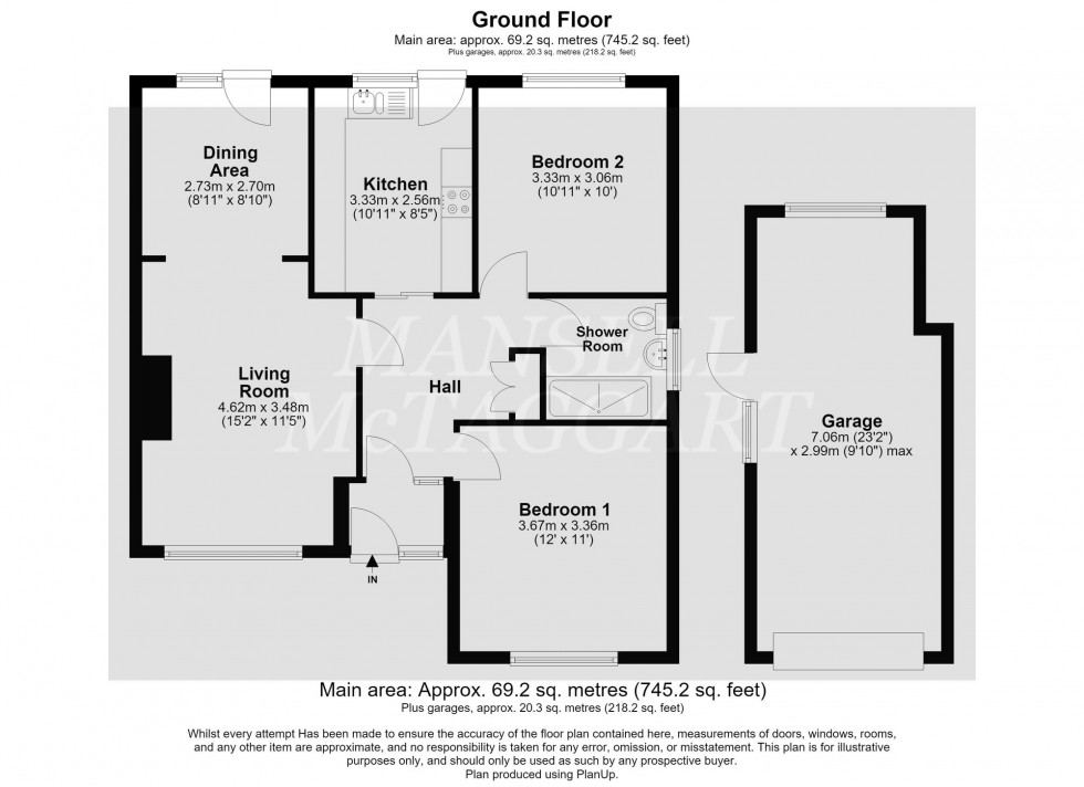 Floorplan for Summersvere Close, Crawley, RH10