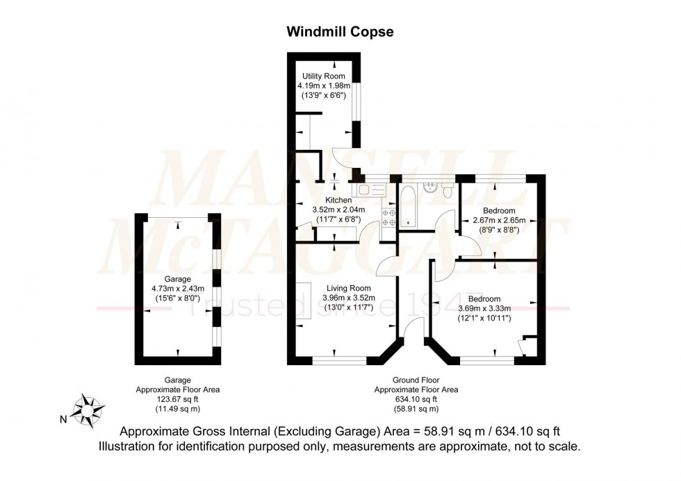 Floorplan for Windmill Copse, Storrington, RH20