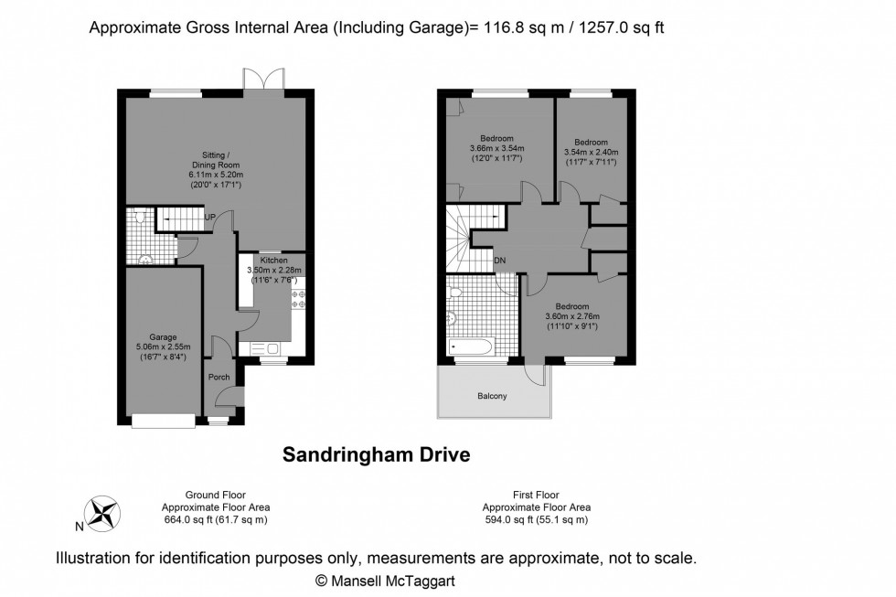 Floorplan for Sandringham Drive, Hove, BN3