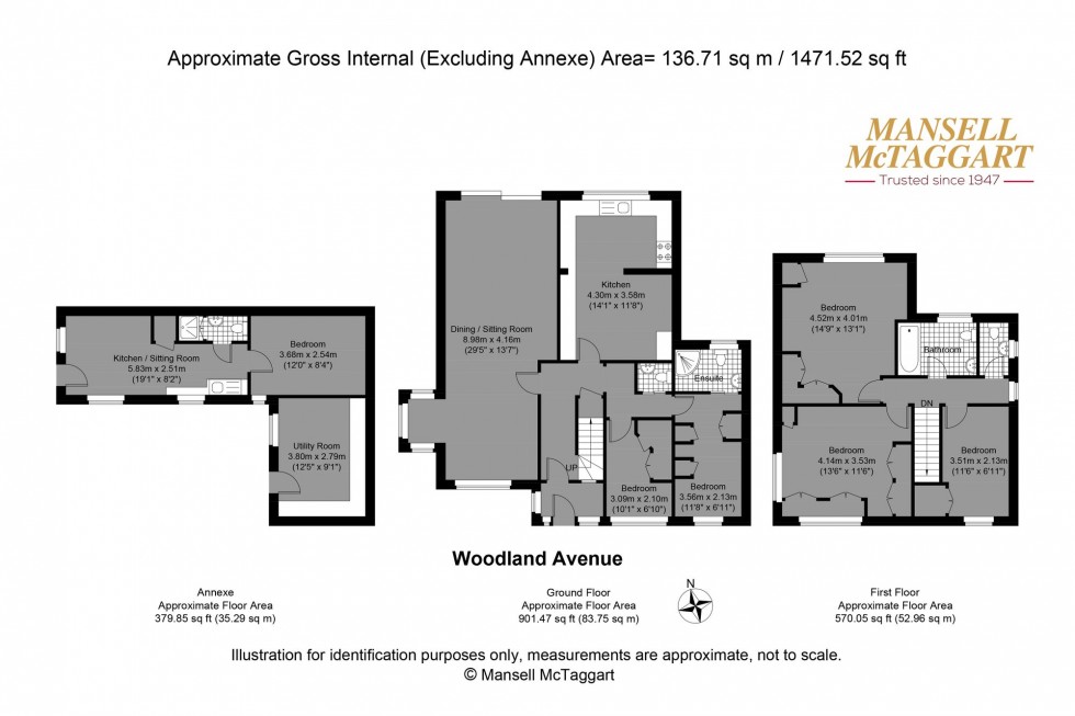 Floorplan for Woodland Avenue, Hove, BN3