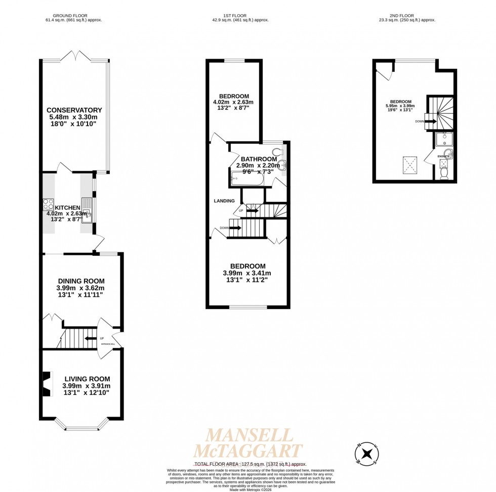 Floorplan for Lumley Road, Horley, RH6