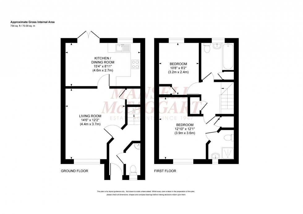 Floorplan for Icarus Avenue, Burgess Hill, RH15
