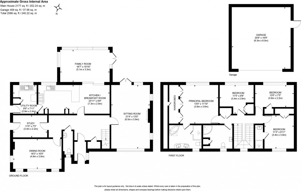 Floorplan for Tylers Green, Cuckfield, RH17