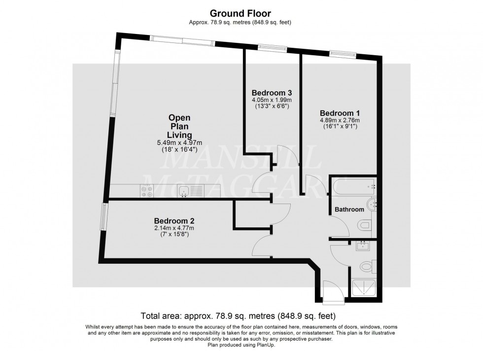 Floorplan for Leppard Walk, Whittaker House, RH19