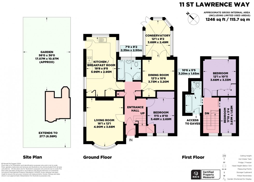 Floorplan for St. Lawrence Way, Hurstpierpoint, BN6