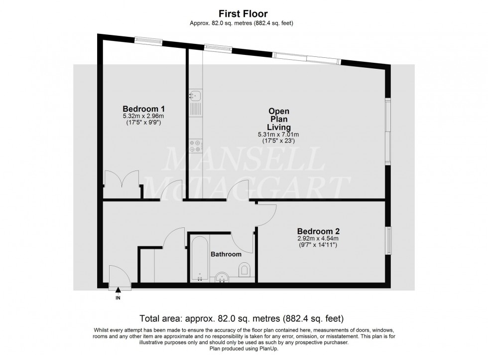 Floorplan for Leppard Walk, Whittaker House, RH19