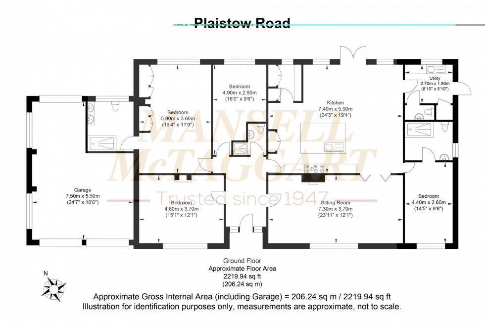 Floorplan for Plaistow Road, Ifold, RH14