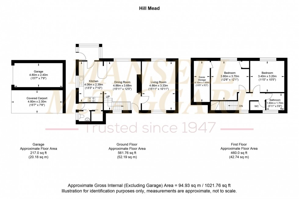 Floorplan for Hill Mead, Nutley, TN22
