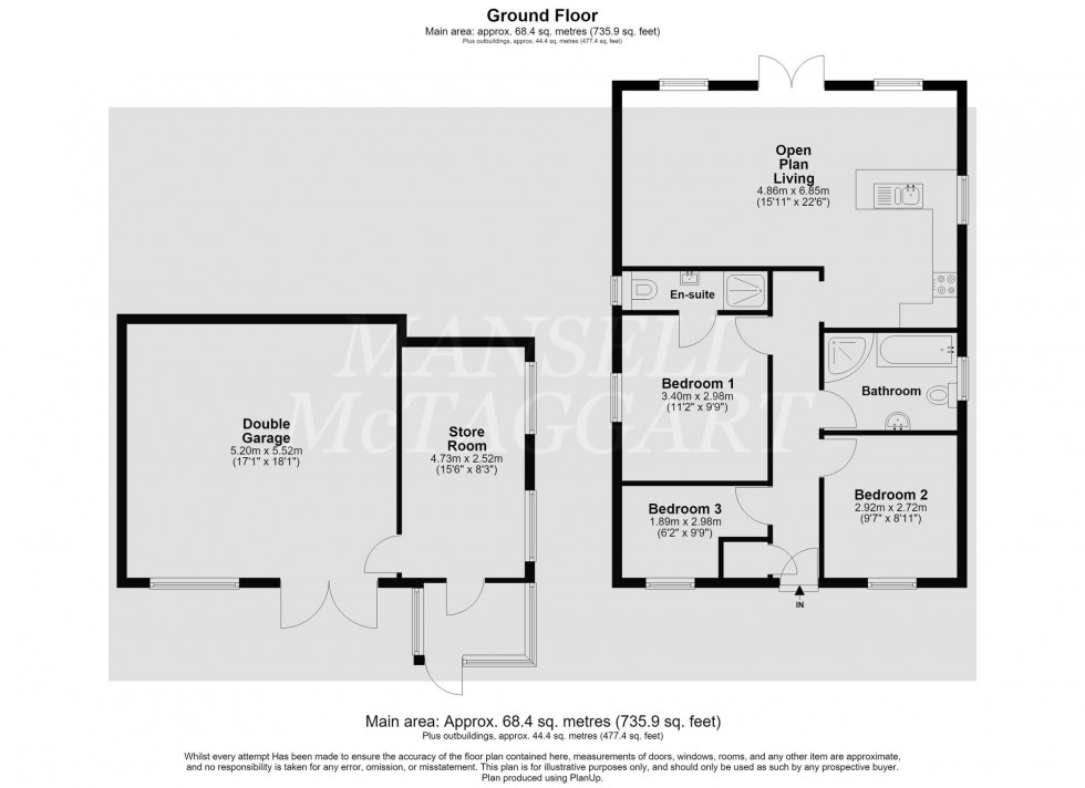Floorplan for Horsham Road, Pease Pottage, RH11