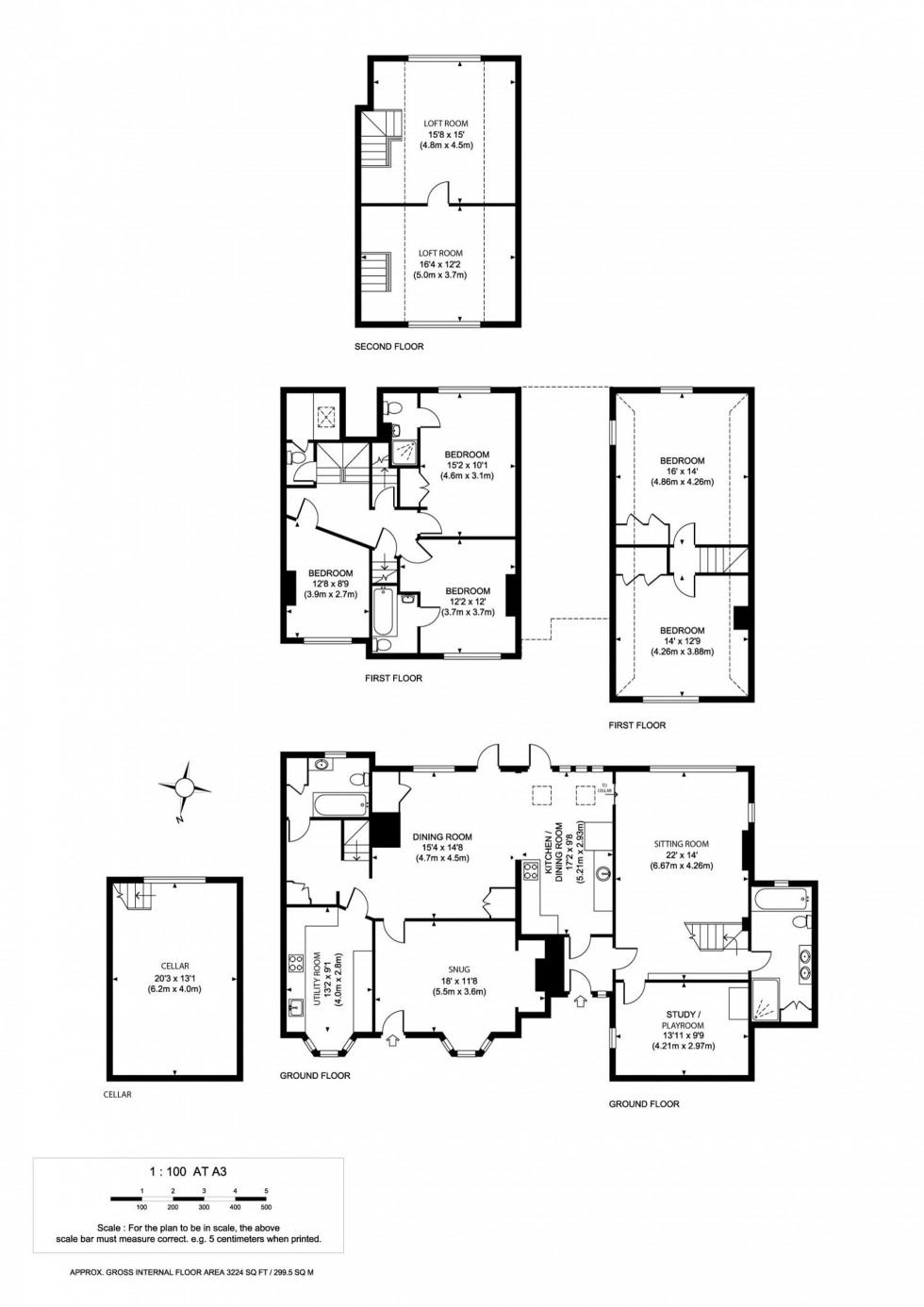 Floorplan for South Street, Cuckfield, RH17