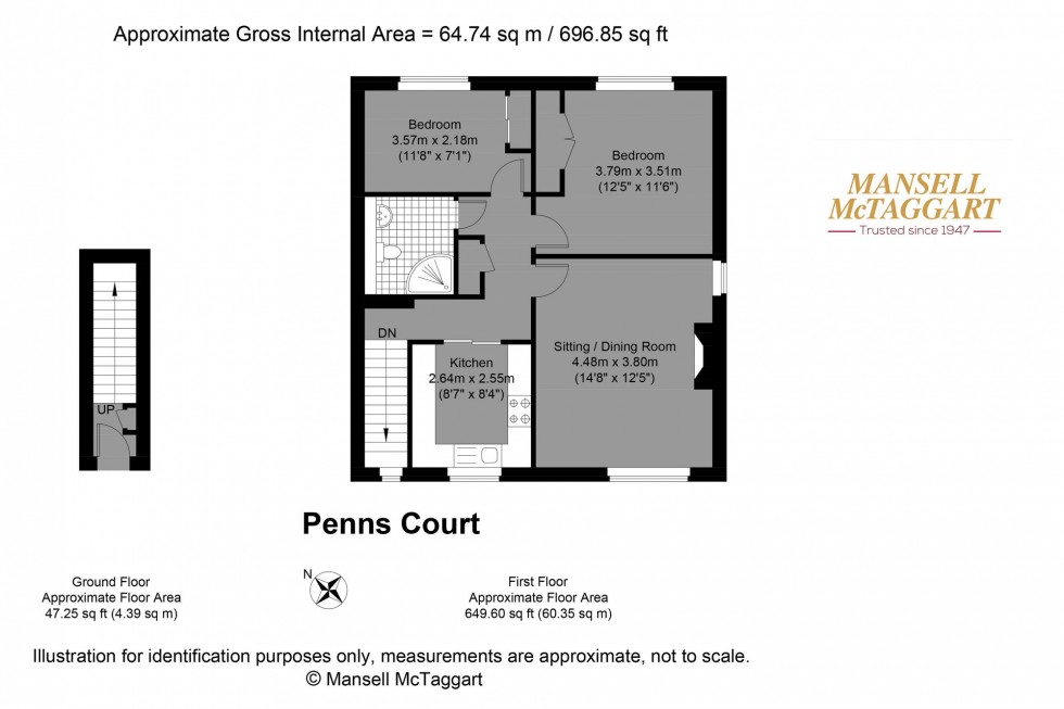 Floorplan for Horsham Road, Steyning, BN44