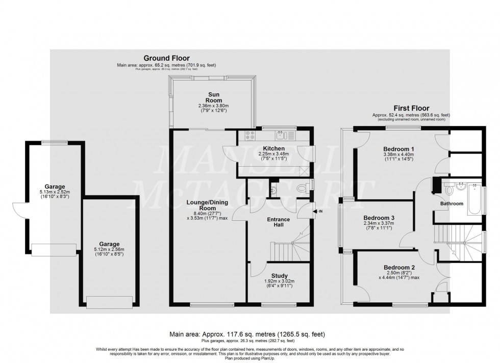 Floorplan for Balliol Close, Crawley, RH10