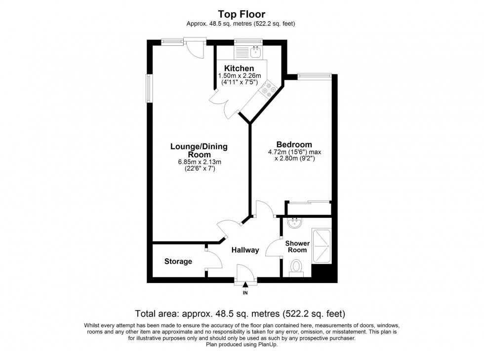 Floorplan for Millfield Court, Crawley, RH11
