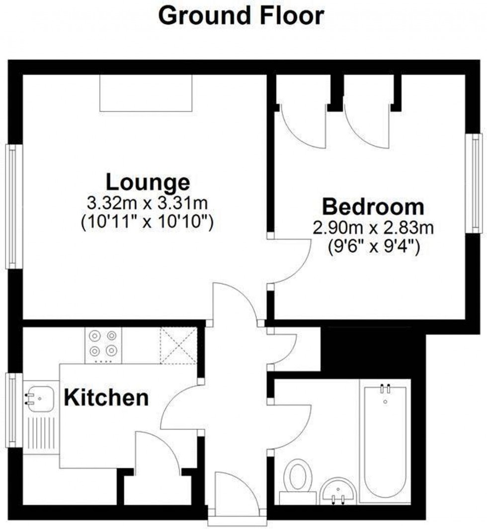 Floorplan for Gordon Road, Buxted, TN22