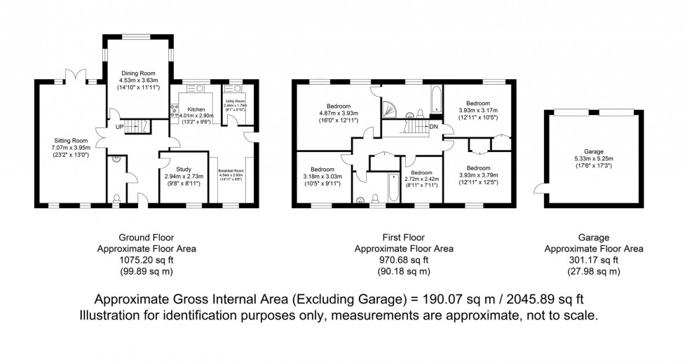 Floorplan for Beacon Road, Crowborough, TN6